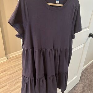 Old Navy Women's Smocked Dress - Dusty Blue